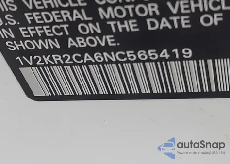 2022 Volkswagen Atlas 3.6L V6 Se W/Technology from USA, damaged, VIN 1V2KR2CA6NC565419